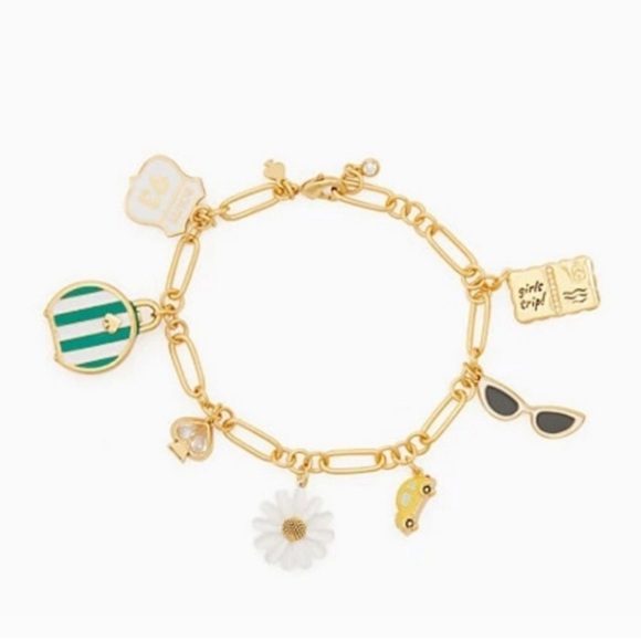 kate spade Jewelry - $148 Kate Spade‎ away we go Charm Bracelet NWT